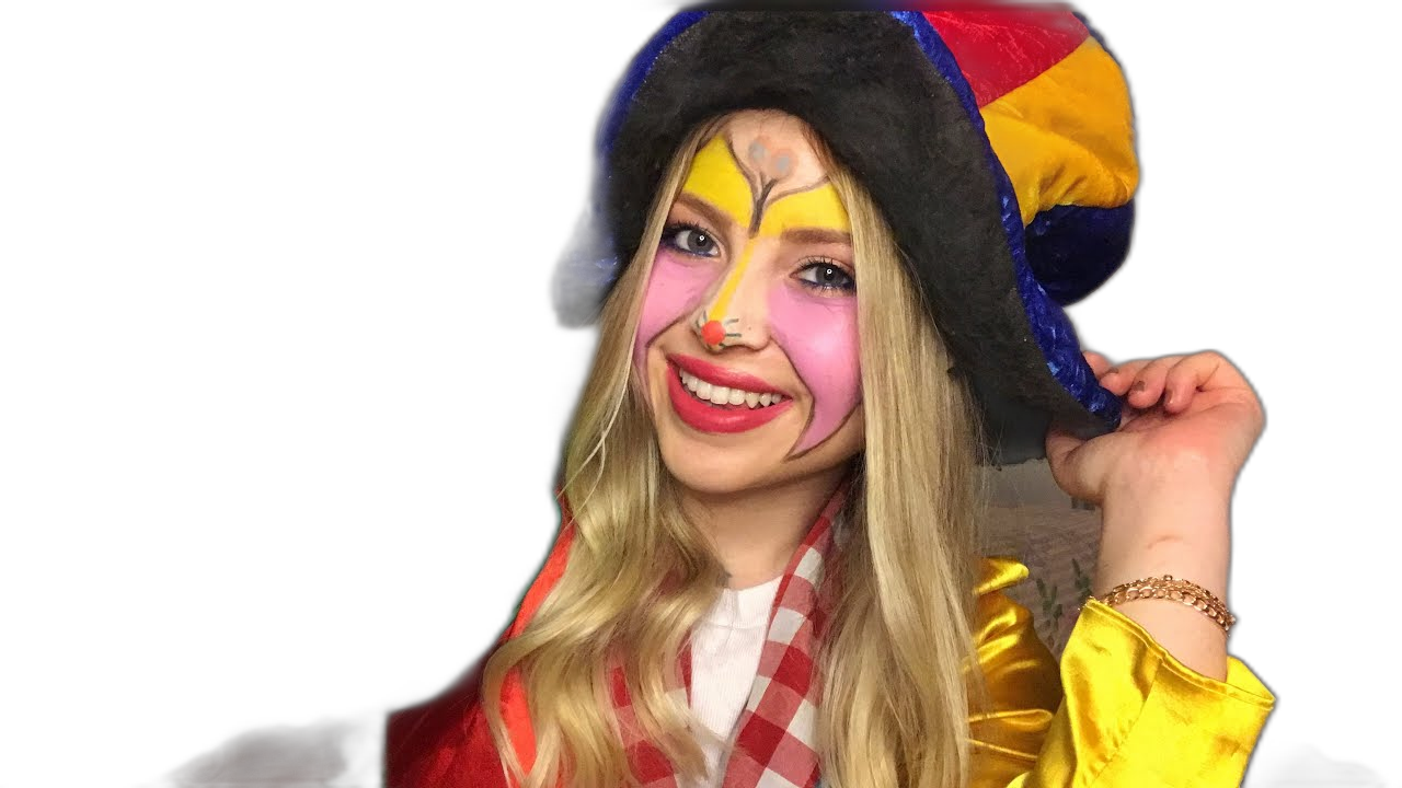 Bayan Palyaço Yüz Boyama ve Sosis Balon